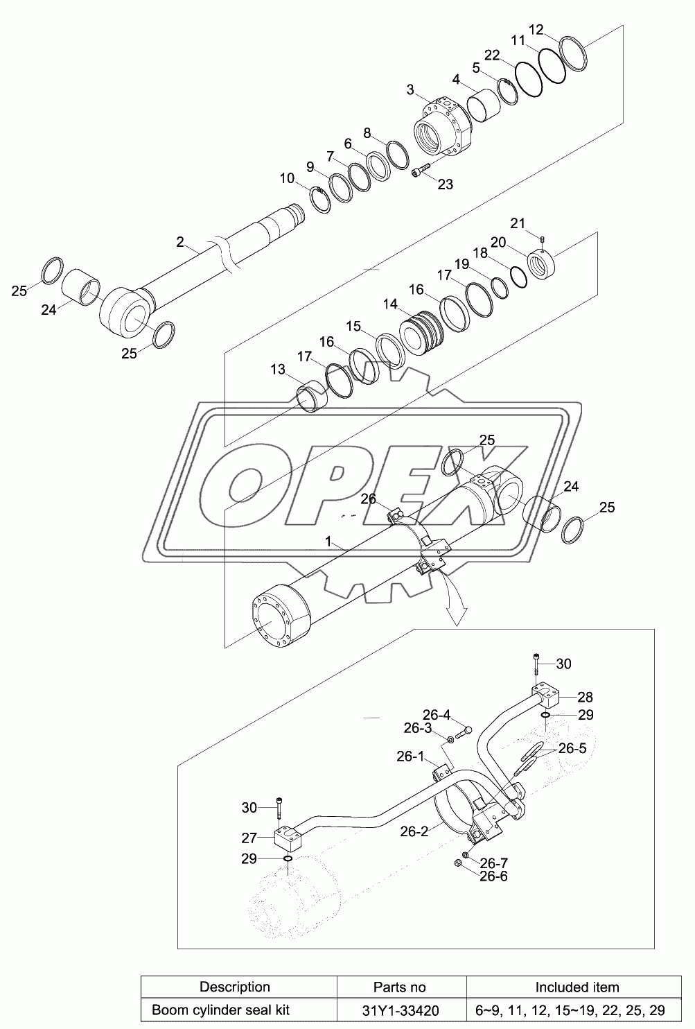 BOOM CYLINDER