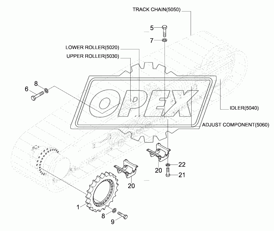 UNDERCARRIAGE MOUNTING