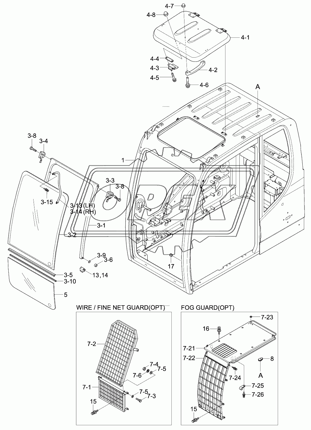 CAB ASSY (1/4)