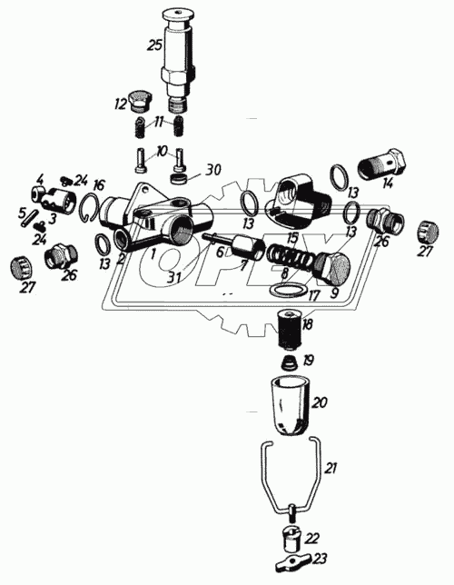 Детали топливлподкачивающего насоса