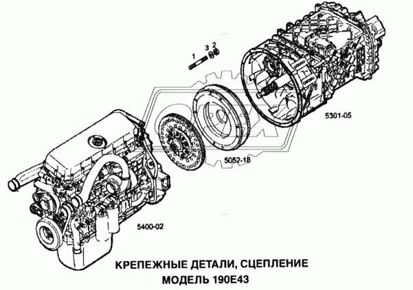 Крепежные детали сцепления