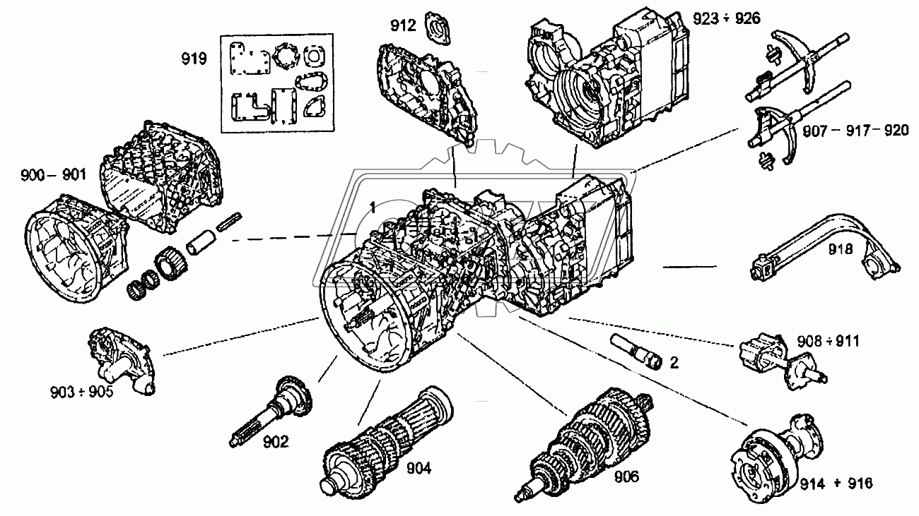 Коробка передач 1