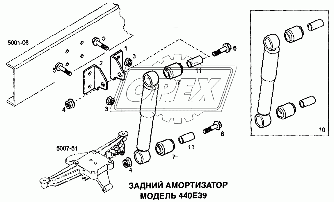 Задний амортизатор 1