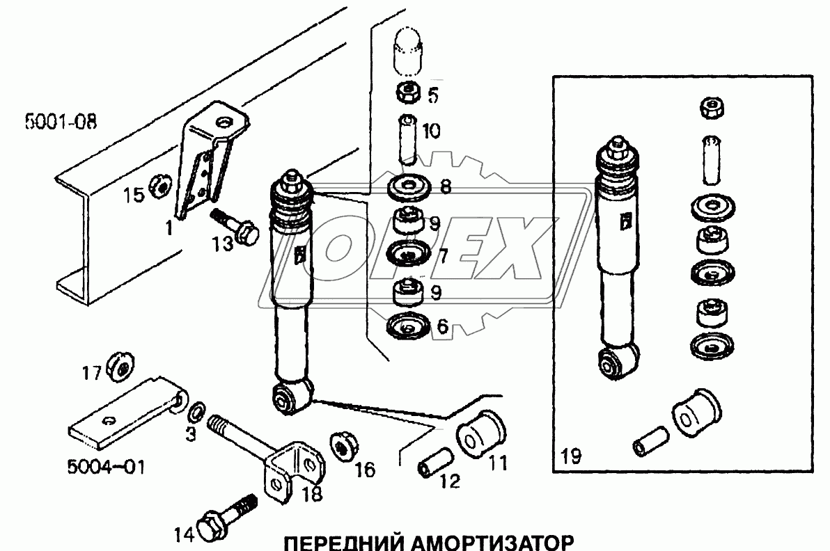 Передний амортизатор 2