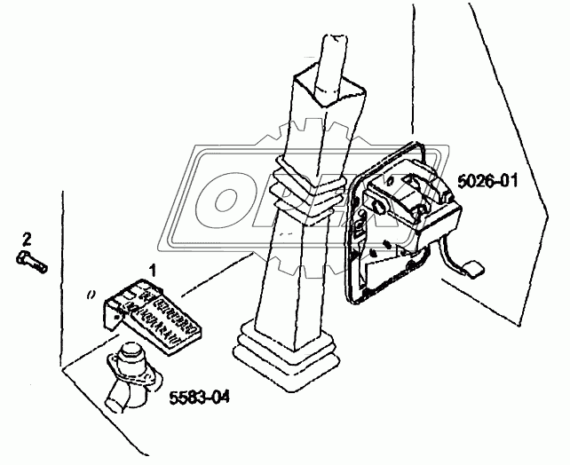 Педаль моторного тормоза