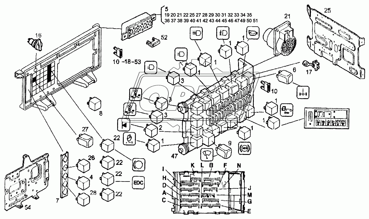 Предохранители и реле 2