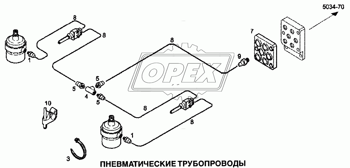 Пневматические трубопроводы