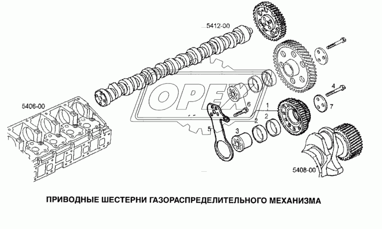 Шестерни газораспределительного механизма 1