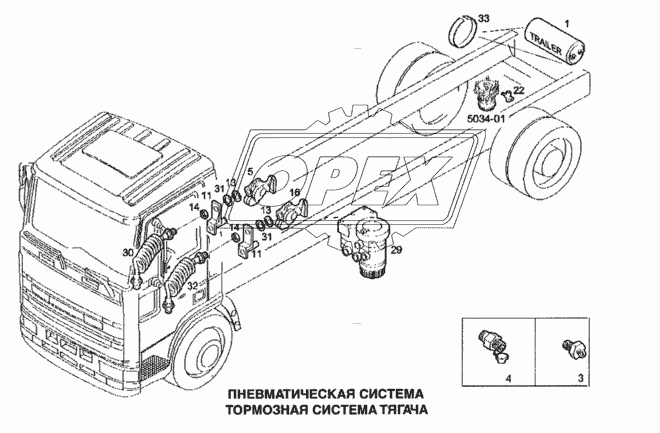 Пневматическая система, тормозная система 2