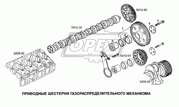 Шестерни газораспределительного механизма 2