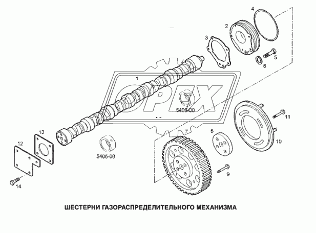 Шестерни газораспределительного механизма 3