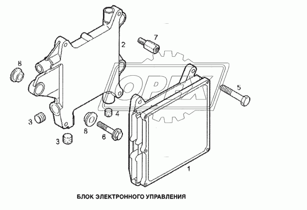 Блок электронного управления