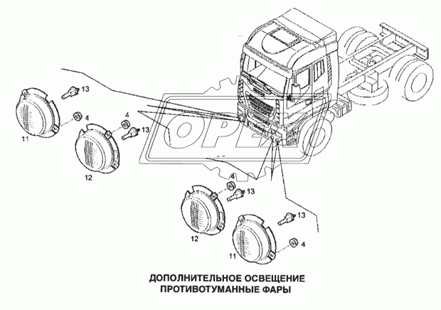 Дополнительное освещение, противотуманные фары