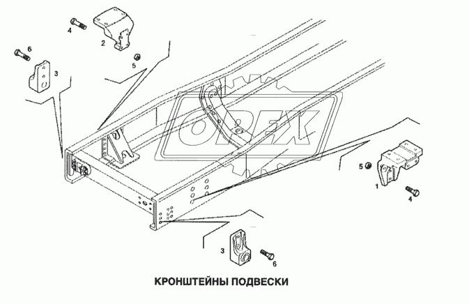 Кронштейны подвески кабины 2