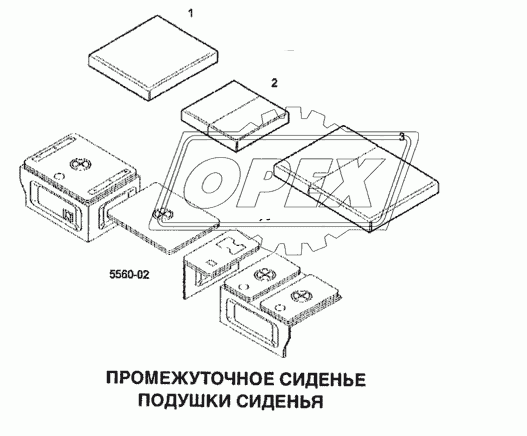 Промежуточное сиденье