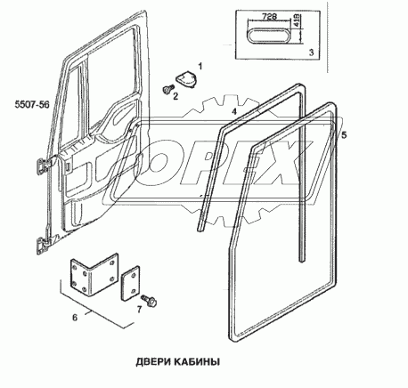 Двери кабины