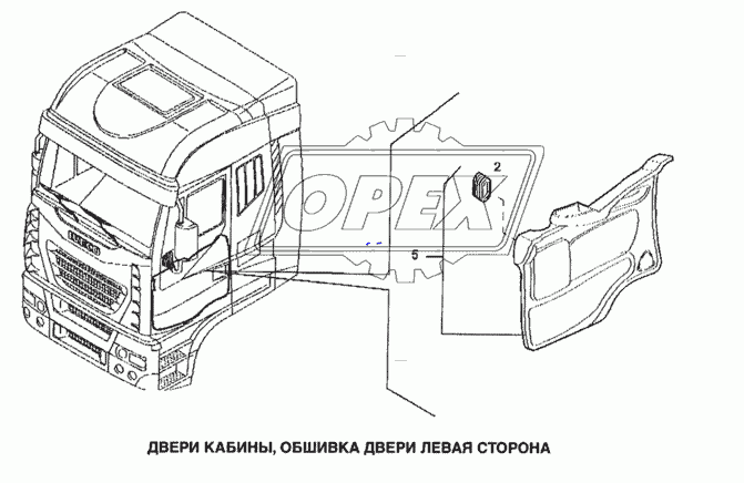 Обшивка двери