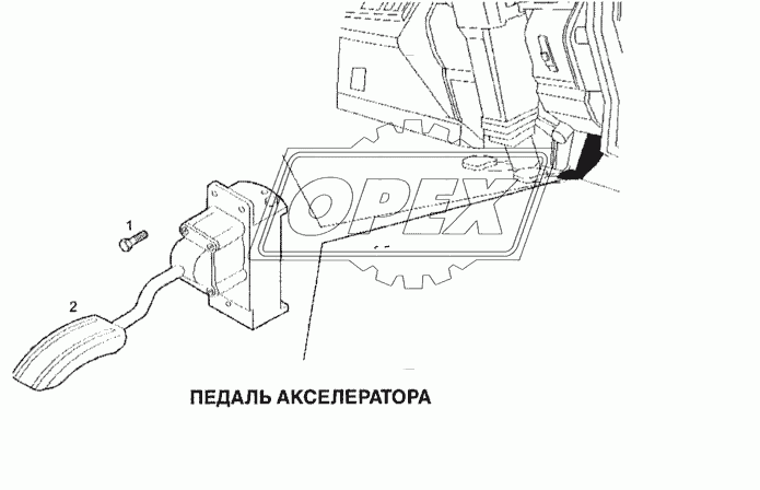 Педаль акселератора