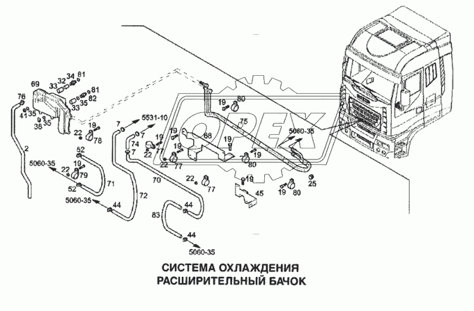 Система охлаждения, расширительный бачок