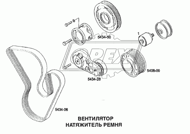 Ремни вентилятора 3