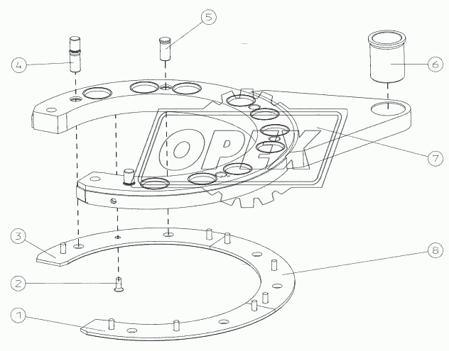 Корпус тормоза с накладкой АКБ-4.11-17