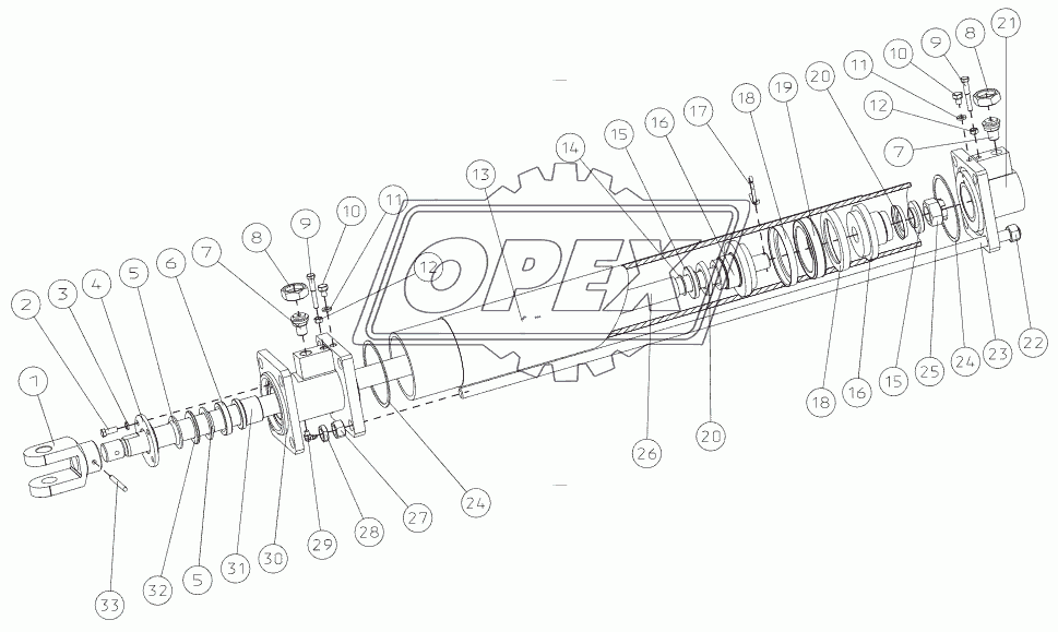 Цилиндр подвода ключа АКБ-3.2-5