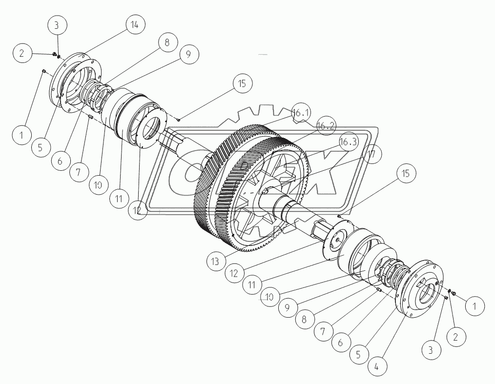 Вал ведомый АФНИ.303742.002