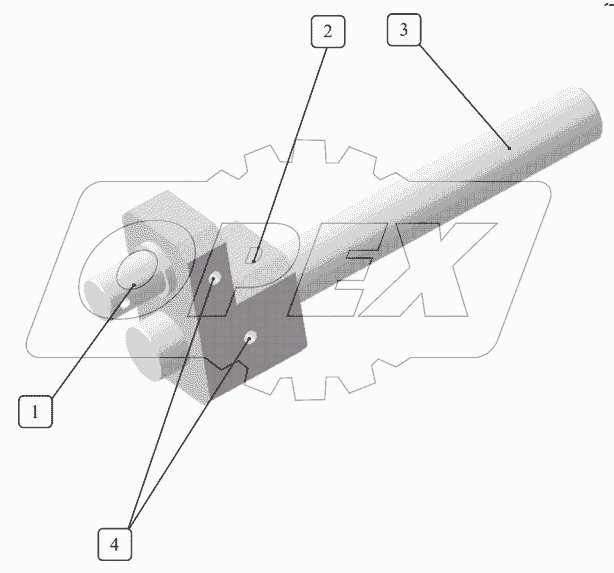 Кривошип левый АФНИ.304514.008