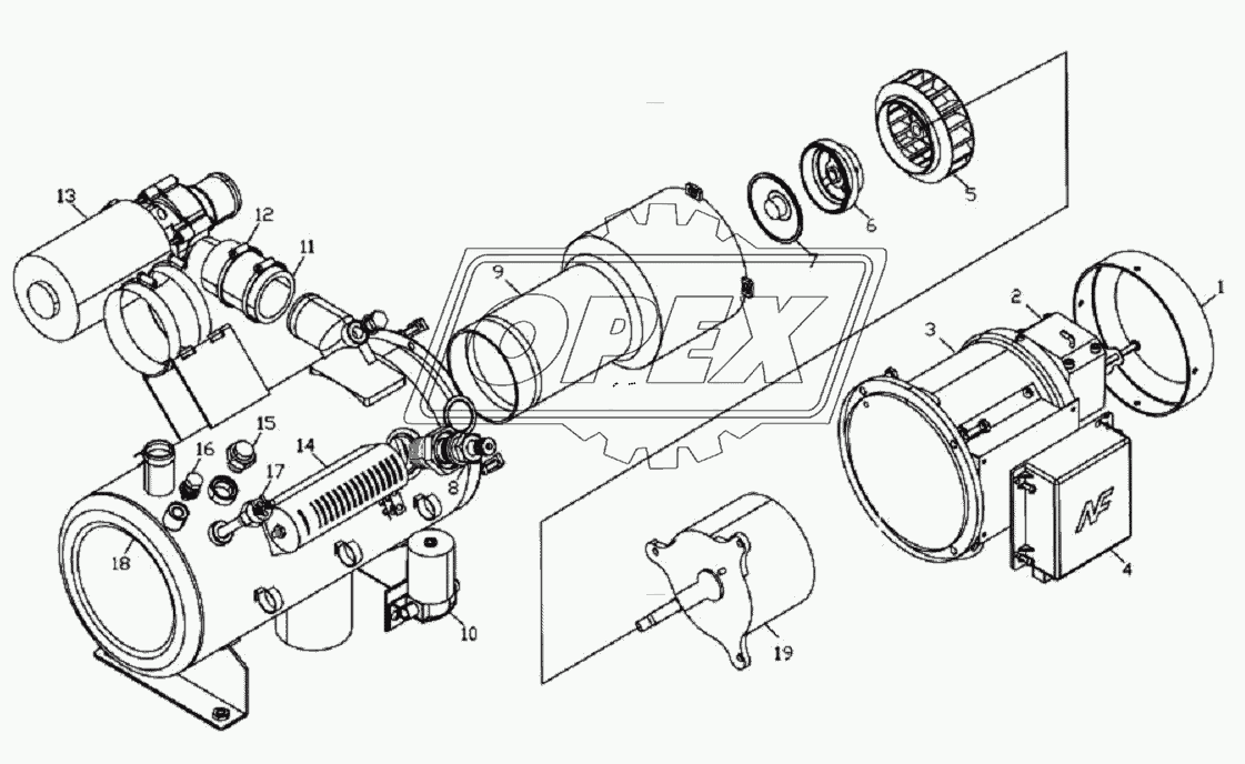 8109910E0QZ-caS Water heater unit