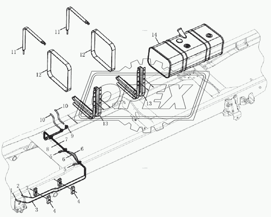 1100D134 Oil supply system equipment