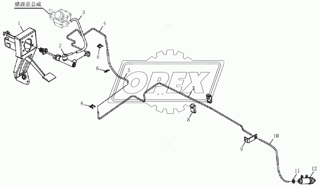 1607D120 Clutch pipeline equipment