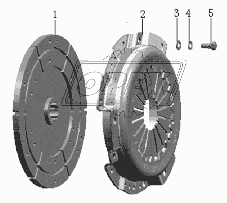 QC490Q(DI)-30000 Clutch assembly