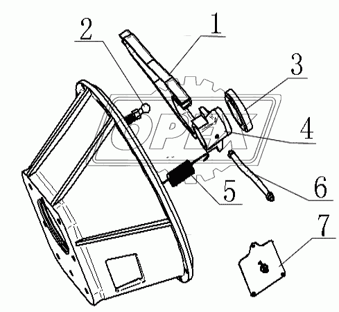 1602D4 Clutch controlling equipment