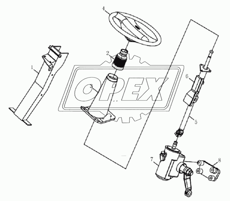 3400D128 Steering system