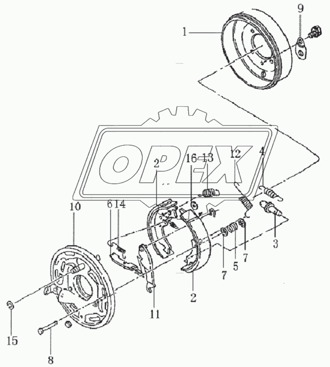 3507Q5 Parking brake