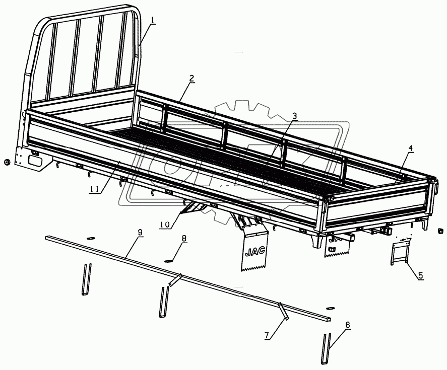 8500D4-sg0 Cargo box equipment