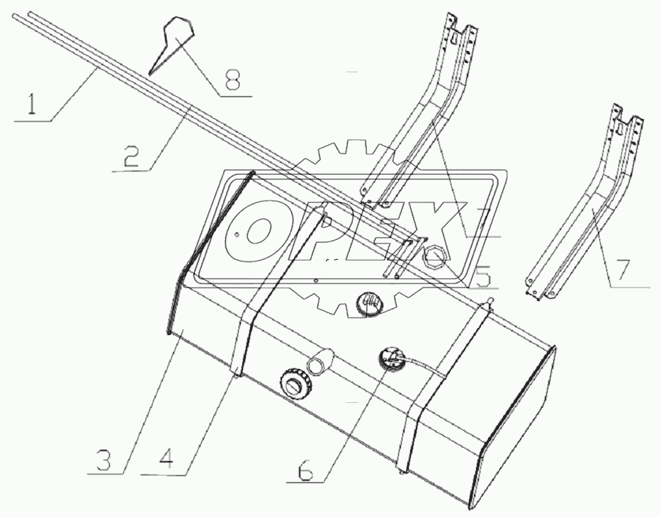 1100D4 Fuel supply system equipment