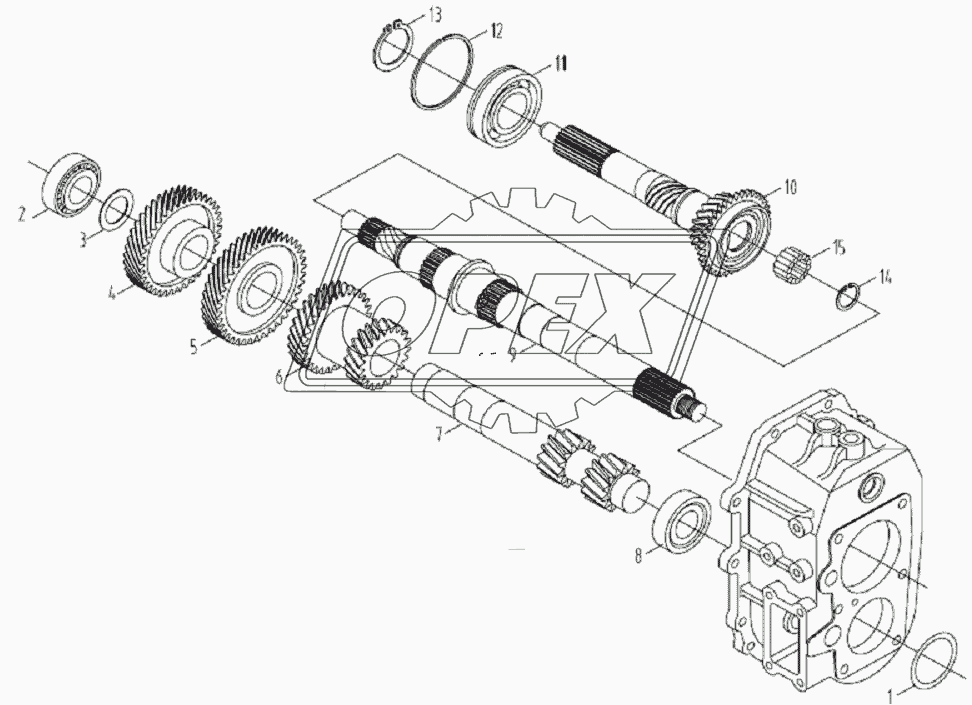 1st Shaft and intermediate shaft