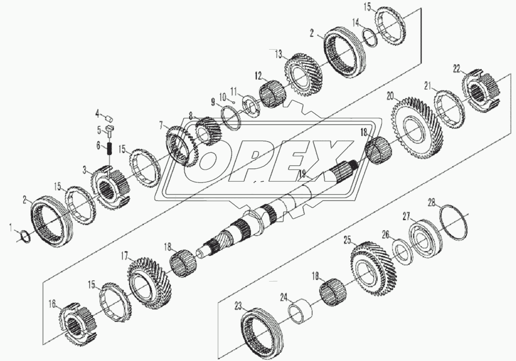 2nd Shaft assembly