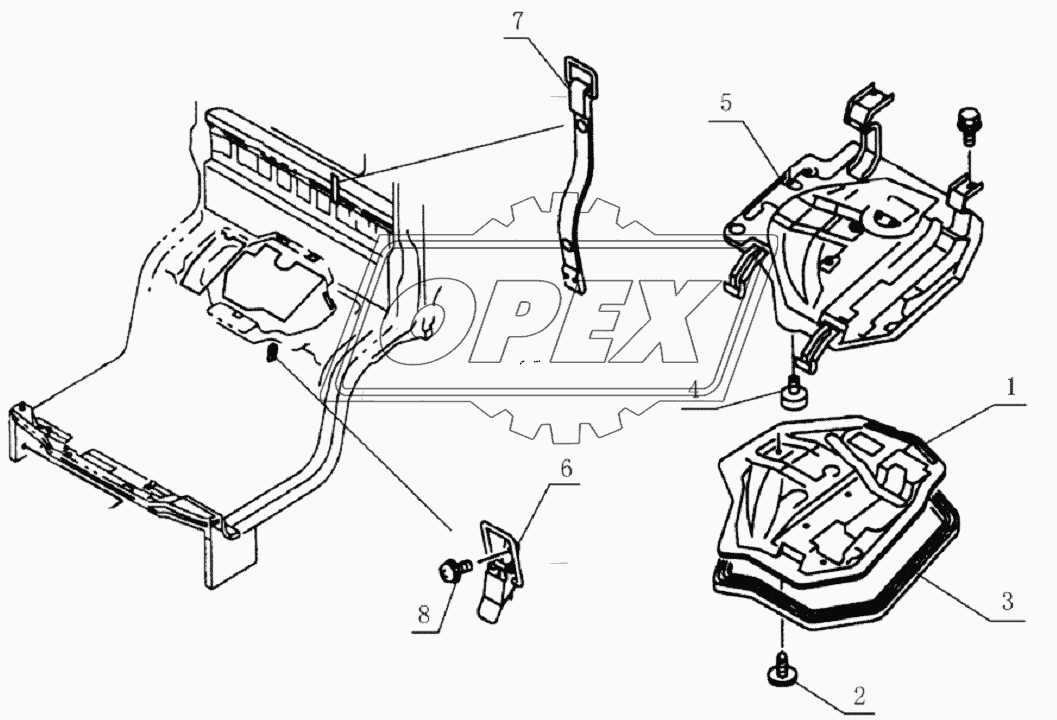 5107D4 Engine cover