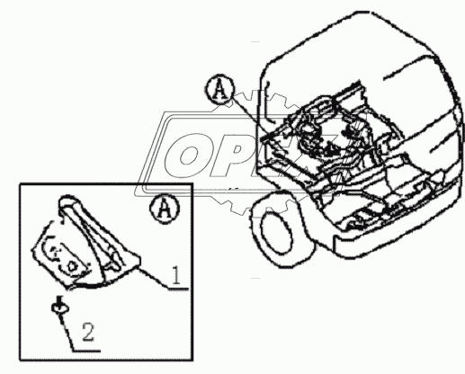 5110D2 Cab insulation gasket