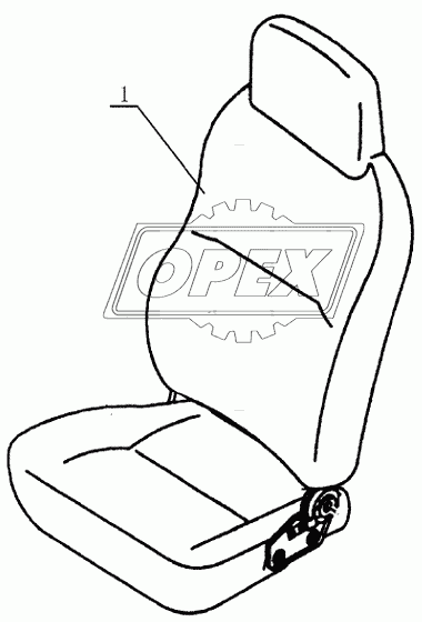 6800D2 Drivers seat