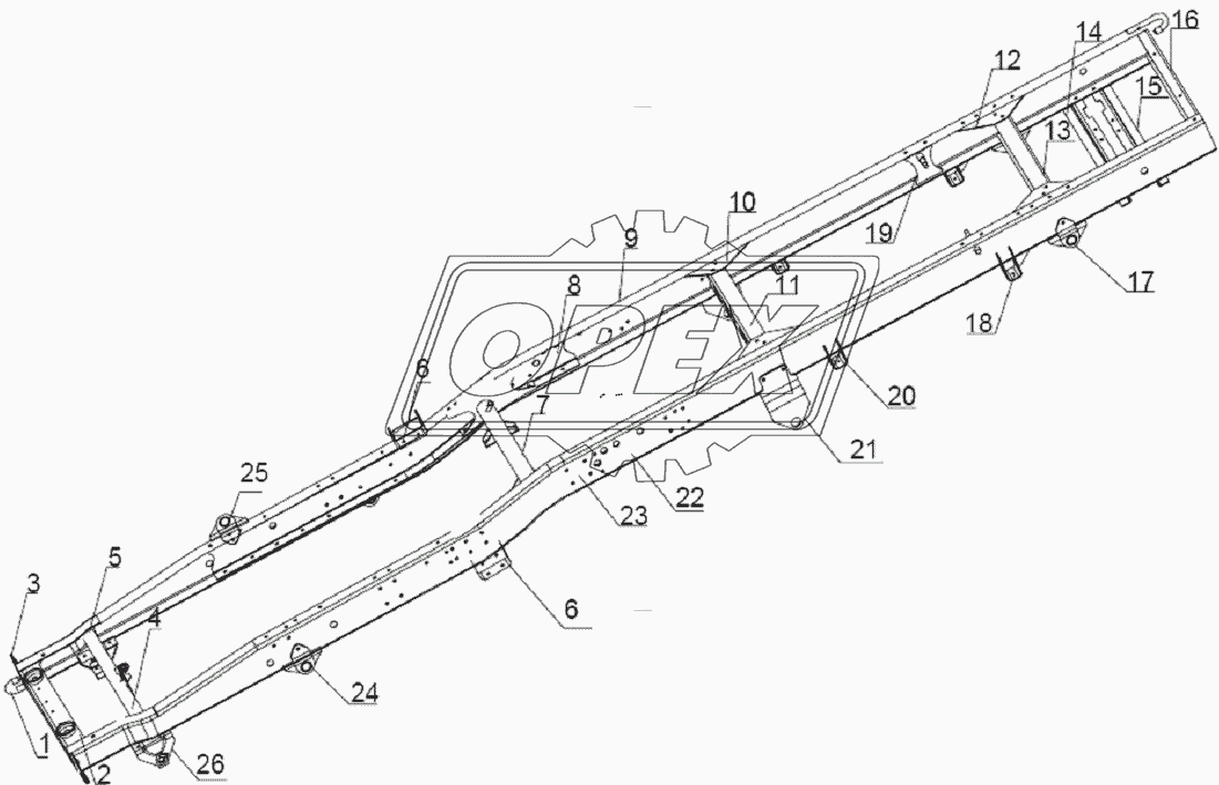 2800D126 Frame unit