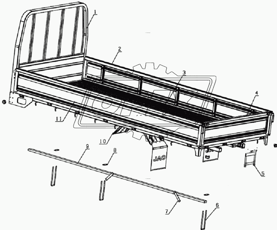 8500D4-sg0 Cargo box equipment