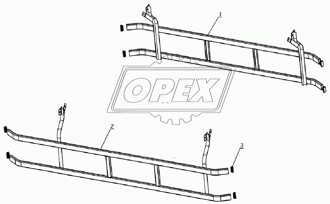 8701D124 Side guard bar equipment