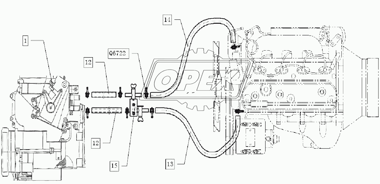 8101D126 Warm air pipe equipment