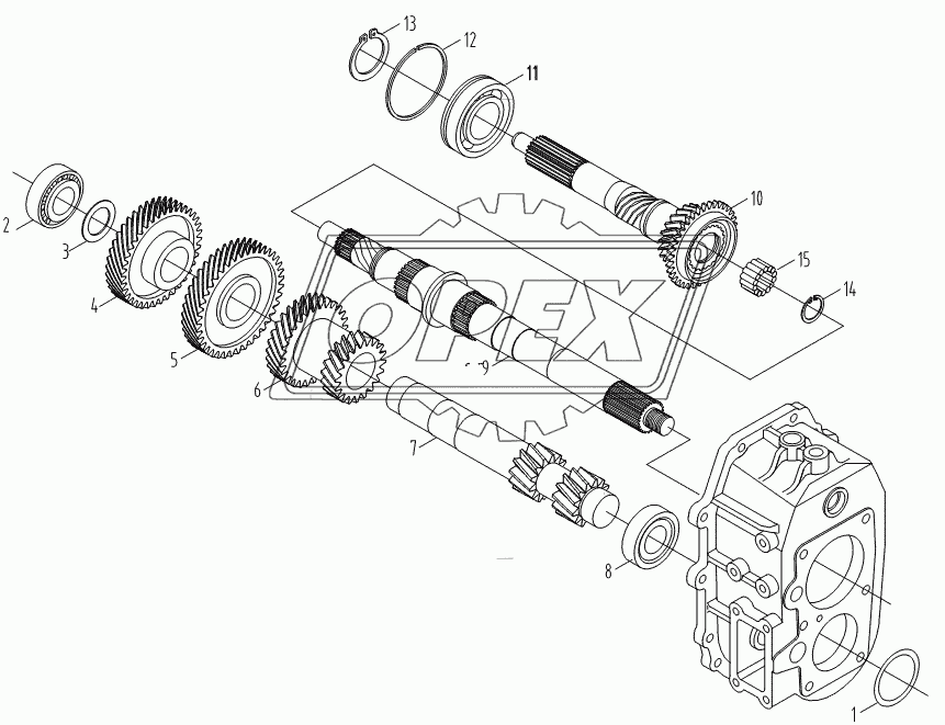 1st Shaft and intermediate shaft