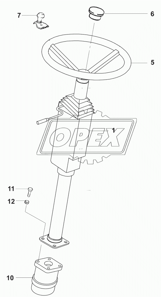 Рулевая колонка/Steering column 1