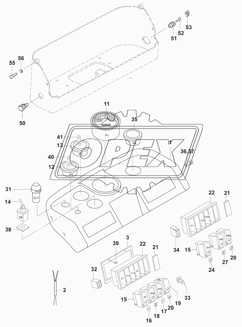 Щиток приборов/Instrument panel