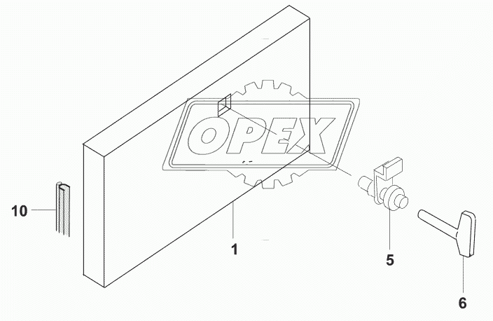 Боковая пластина/Side flap